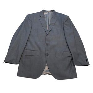 Men’s Peter Millar Suit Jacket Blazer Coat Canada Made Plaid 42R 100% Wool M
